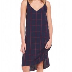 🎉 HP 🎉 Rails Navy and Red Tartan Plaid Dress S